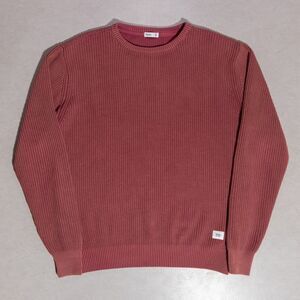 Katin Swell Knit Crew Fisherman Maroon Vintage Wash Sweater Medium Huckberry